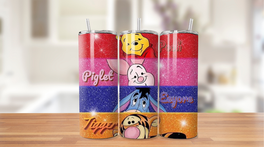 Pooh Gang themed Tumbler